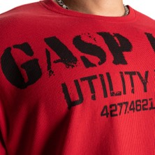 Gasp Iron Thermal Tee, Chili Red