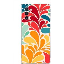 Printify Samsung Galaxy Note 10 ile Uyumlu Retro Color 5  Kamera Korumalı Şeffaf  Kılıf