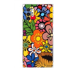 Printify Samsung Galaxy Note 10 Plus ile Uyumlu Retro Color 2  Kamera Korumalı Şeffaf  Kılıf