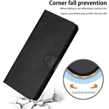 YH Market Kart Yuvası ile Nokia C32 Pu Deri Saf Renk Kickstand Için Flip Case (Yurt Dışından)