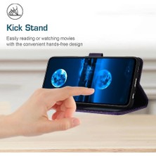 YH Market Toka Kickstand Pu Deri ile Nokia C02 Saf Renk Için Flip Case (Yurt Dışından)