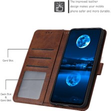 YH Market IPhone 14 Için Flip Case Artı Kickstand ile Saf Renk Pu Deri (Yurt Dışından)