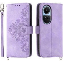 YH Market Oppo Oppo 10 5g Bileklik Kabartmalı Çoklu Kredi Kartı Için Flip Case (Yurt Dışından)