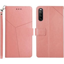 YH Market Sony Xperia 10 Vı Için Flip Case Deri Cüzdan Kapak Çevirin Kitap Katlanır Tpu (Yurt Dışından)