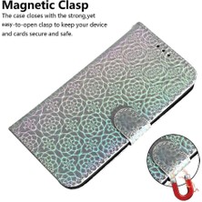 YH Market Tecno Pova 6 Pro 5g Için Flip Case Kart Yuvası Standı Tutucu Glitter Renkli (Yurt Dışından)