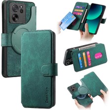 YH Market Xiaomi 13T Mıknatıs Koruyucu Malzeme Için Flip Case Retro Kart Standı Cüzdan (Yurt Dışından)