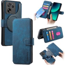 YH Market Xiaomi 13T Mıknatıs Koruyucu Malzeme Için Flip Case Retro Kart Standı Cüzdan (Yurt Dışından)