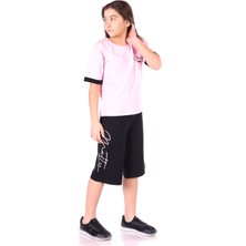 Toontoy Kids Toontoy Kız Çocuk Pretty Baskılı + Nakışlı Kaprili Takım
