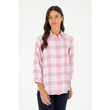 U.S. Polo Assn. Kadın Menekşe Uzun Kollu Tunik Gömlek 50288652-VR037