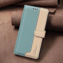 YH Market Tecno Pop 8 Kickstand Flip Folio Rfıd Engelleme Kart Yuvaları Için Flip Case (Yurt Dışından)