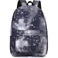 Sanlindou Starry Sky Casual Rucksack, Kadınlar Sırt Çantası Ortaokul Öğrenci Schoolbag Moda Sırt Çantası Kadın Çantası (Yurt Dışından)