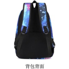 Sanlindou Starry Sky Casual Rucksack, Kadınlar Sırt Çantası Ortaokul Öğrenci Schoolbag Moda Sırt Çantası Kadın Çantası (Yurt Dışından)