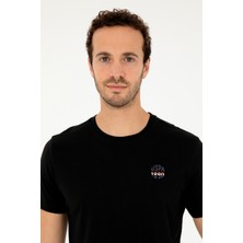U.S. Polo Assn. Erkek Siyah Tişört 50294329-VR046