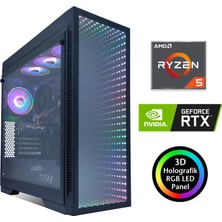 Quadro Titan Power RX56168 Ryzen 5 5600X 16GB 512GB Nvme 8gb RTX4060 Freedos