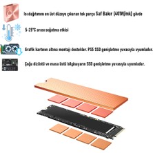 JEYI Copper2 Dizüstü Masaüstü M.2 NVMe M.2 SATA SSD Soğutucu Heatsink