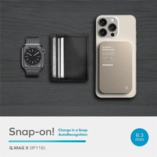 Momax Q.Mag X 5000mah Powerbank - Titanium