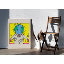 Pegziz Oda Dekorasyon Pop Art Kanvas Tablo Keith Haring Sanatsal Tablo Salon Dekorasyonu Duvar Tablosu