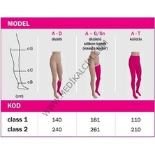 Medikaltec  Mediven Duomed Dizüstü  Çorabı Large Beden