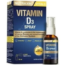 Nutraxin Vitamin D3 Sprey 1000 Iu 30 ml 5'li