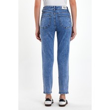 Vena Kadın Jessica Med Blue Mom Jean Pantolon