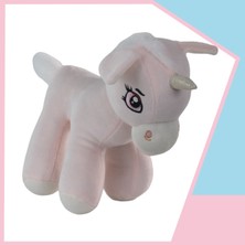 Dada Toys Unicorn Boynuzlu Ponny At Peluş Uyku Arkadaşi 34 cm Pembe 12