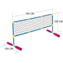 Portatif Havuz Voleybolu Seti - 2in1 Havuz Voleybolu & Plaj Voleybolu