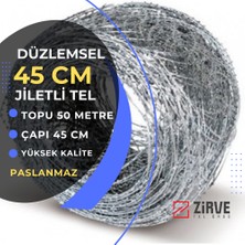 45 cm x 50 Metre Düzlemsel Jiletli Tel