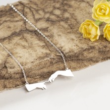 One Silver Gold 925 Ayar Gümüş  Yaratılış  Kolye Özel Tasarım