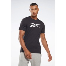 Reebok Gs Vector Tee Siyah Erkek Kısa Kol T-Shirt