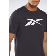 Reebok Gs Vector Tee Siyah Erkek Kısa Kol T-Shirt