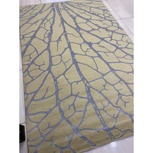 Burak Halı Vizyon 11145 Rs 150X230 Krem Gri Simli Ağaç Model
