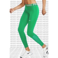 Nike Pro Tigh Fit Full Length Leggings Toparlayıcı Tam Boy Tayt Yeşil