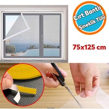 Nzb Hazır Sineklik Tek Kat Sök Tak Pratik Yıkanabilir Pencere Beyaz Kapı Sinekliği 75 x 125 cm