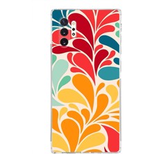 Printify Samsung Galaxy Note 10 Plus ile Uyumlu Retro Color 5  Kamera Korumalı Şeffaf  Kılıf