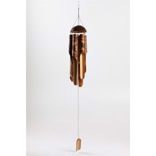 My Home Hediyelik Bambu Coconat Kafalı Rüzgar Çanı Dıarta-18