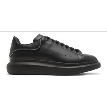 Passionis Alexander Mcqueen Sneakers - Alexander Mcqueen Ayakkabı - Alexander Mcqueen - Alexander Mcqueen Unisex - Zipper Tooth Black Silver - Alexander Mcqueen Oversized Sneaker ’zipper Tooth Black Silver