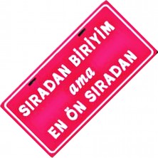 Wonder Like Sıradan Biriyim Yazılı Sök-Tak-Pratik Vantuzlu  Dekor Plaka