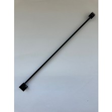 Seçenek Çok Duşakabin Cam Gergi Çubuğu Siyah 50 cm