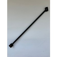 Seçenek Çok Duşakabin Cam Gergi Çubuğu Siyah 50 cm