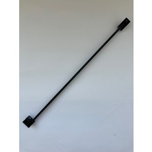 Seçenek Çok Duşakabin Cam Gergi Çubuğu Siyah 50 cm