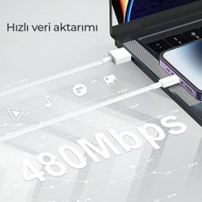 Deji Samsung Huawei Xiaomi Uyumlu Micro Usb Şarj Ve Data Kablosu Örgülü Siyah 1.2m