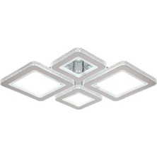 Eray Aydınlatma 2021-4 Krom Dimmer Kumandalı LED Avize