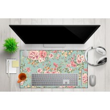 Aoki Mikrofiber Dekoratif Mouse PAD,40X80  7mm Kalınlık, Kaygansız Taban, Leke Tutmaz, Su Geçirmez, Ofis Aksesuarı