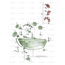 Tekno Trust 1 Yıl Audi A6 Sağ Far Tamir Kiti 2015-2018 Makyajlı 4G0998122B Audi A3