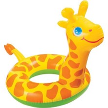 Hayvan Figürlü Şişme Simit 3-6 Yaş Havuz Deniz Simidi / Big Animal Kids Floating Swim Ring 58221