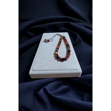 Y&B Şifalı Doğal Taş Akik Tesbih %100 Doğal Taş 8mm
