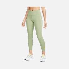 Nike Dri-Fit Fast Mid-Rise 7/8 Running Kadın Spor Yeşik Koşu Tayt DX0948