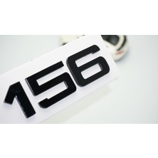 Dk Tuning Alfa Romeo 156 Siyah Abs 3m 3D Bagaj Yazı Logo Arma