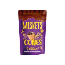 Miskets Bitter Çikolata Dolgulu Kornet 120gr