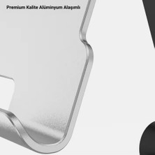 Kokutek Premium Kalite Taşınabilir Alüminyum Alaşımlı Metal Telefon Tutucu/tablet Tutucu